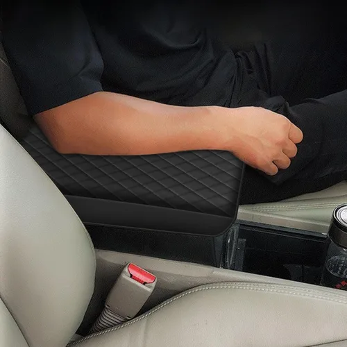 Vista 6 de AOMSAZTO Reposabrazos de Altura para Honda Civic 2006-2011 Negro de Cuero Central