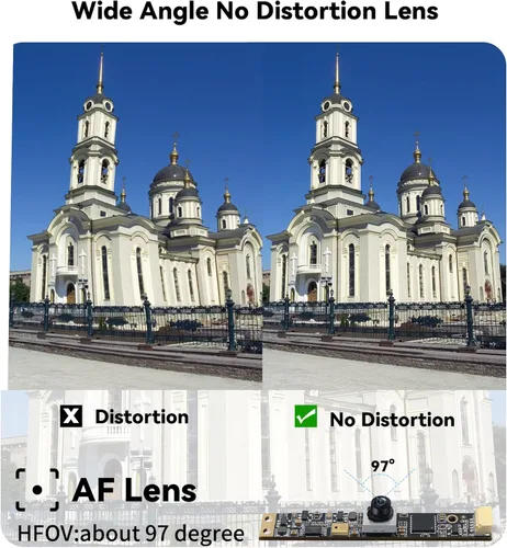 Vista 4 de Cámara USB de enfoque automático de 16 MP con micrófono para computadora Mini UVC USB2.0 Lightburn Cámara Micro USB Seguridad PC Cámaras Módulo