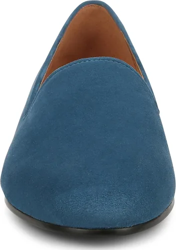 Vista 7 de Vionic Willa - Zapatos planos sin cordones para mujer, verde azulado oscuro ante