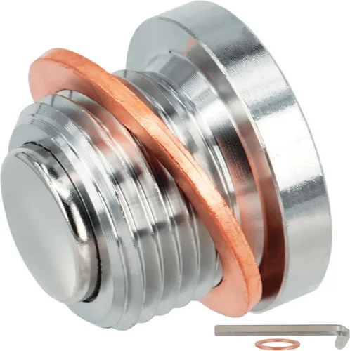 Vista 6 de 1 pieza de acero inoxidable con tapón magnético de drenaje de aceite de cárter para Porsche 911 986 996 997 Boxster Cayman