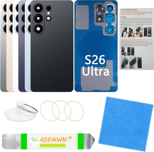 Vista 79 de Para Galaxy S9 Plus SM-G965 All Carriers Cubierta de repuesto de cristal Azul coral