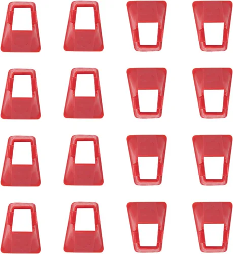 Vista 4 de Juego de 16 tapas de cubo de rueda para Ryker, tapas centrales de neumáticos color rojo adrenalina, compatibles con todos los modelos de Can-Am