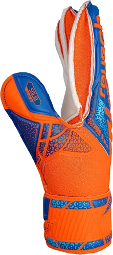Vista 3 de Reusch Attrakt Solid Finger Support Junior Soccer Goalkeeper Gloves youth goalie gloves, protection spines