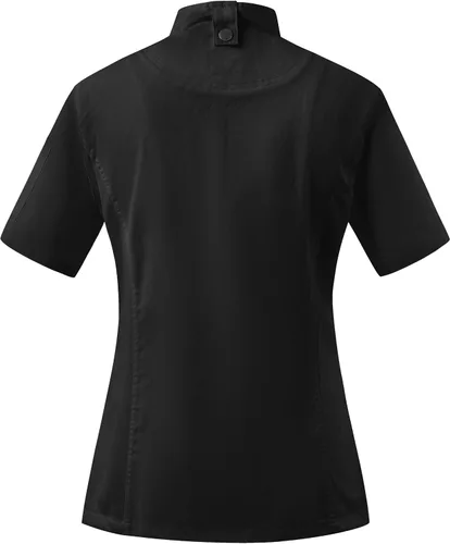 Vista 3 de Ubon Chaqueta de Chef para Mujer con Ventilación de Malla Lateral y Cremallera