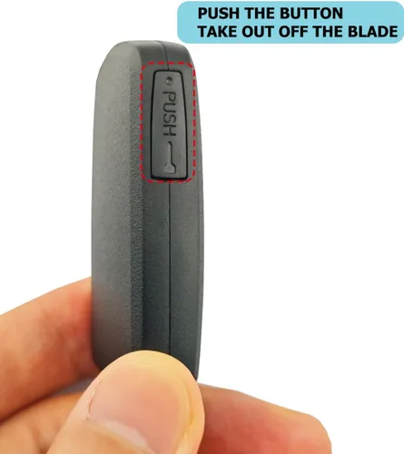 Vista 7 de Funda de repuesto inteligente para llavero para Toyota Highlander Avalon Camry Corolla RAV4 2019 2018 2017 (negro)