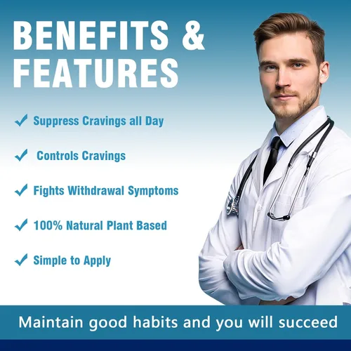 Vista 2 de Parches de nicotina de 21 mg - Paso 1 Ayuda para dejar de fumar que funcionan - Parches fáciles de dejar de fumar - Cada parche proporciona un