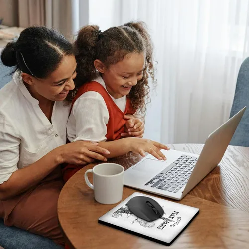 Vista 2 de 3dRose 8 x 8 x 0.25 Nouveau Paris Vintage Torre Eiffel mouse pad (mp _ 110389 _ 1)