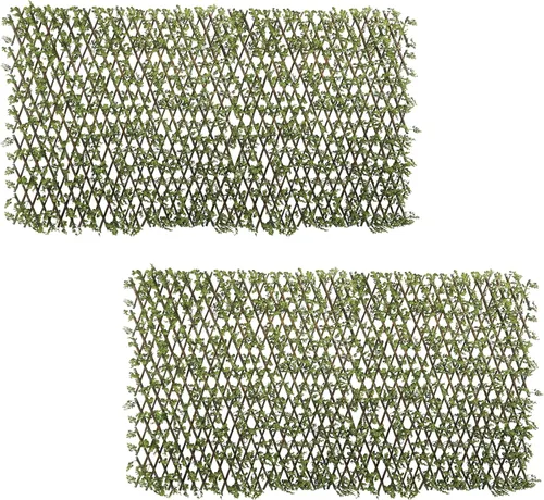 Vista 29 de Windscreen4less Pantalla de Valla de Privacidad de Hiedra Artificial Expandible con Hojas Sintéticas para Exterior Interior Patio Trasero Balcón