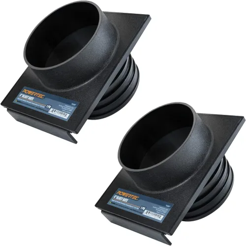 Vista 8 de POWERTEC 70133-P2 - Puerta de explosión de 2-1/2 pulgadas para colector de polvo, accesorios de recolección de polvo, paquete de 2