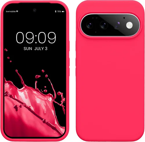 Vista 394 de kwmobile Funda Compatible con Google Pixel 6 - Funda de teléfono de silicona de TPU con acabado suave - Océano Profundo Deep Ocean