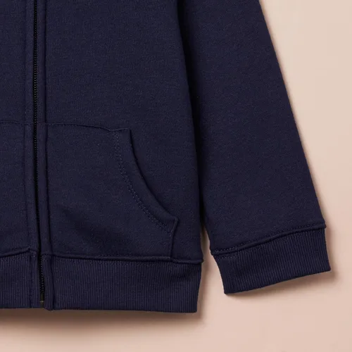 Vista 5 de Tienda Essentials Sudadera con capucha y cremallera de forro polar para niñas y niños pequeños