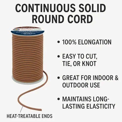 Vista 12 de Mandala Crafts Cordón elástico aguamarina de 0.039 in para la fabricación de joyas – 109 yardas de cordón elástico redondo cuerdas elásticas