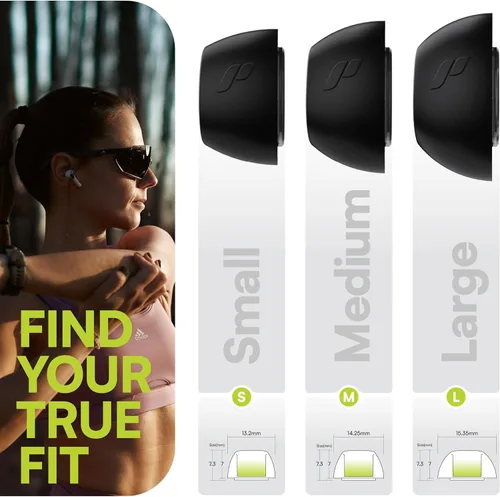 Vista 5 de Proof Labs HyperFoam - Almohadillas de espuma viscoelástica para AirPods Pro de 1ª y 2ª generación, núcleo de comodidad patentado para un mejor