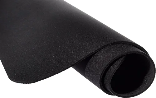 Vista 8 de Tienda Basics Alfombrilla de mouse cuadrada grande para computadora, tela y base de goma, color negro