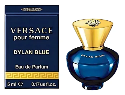 Vista 2 de Versace Dylan Blue Mujeres EDP Splash (Mini) 0.2 fl oz