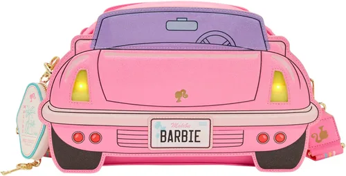 Vista 4 de Loungefly Mattel Barbie - Bolsa cruzada con luz para coche