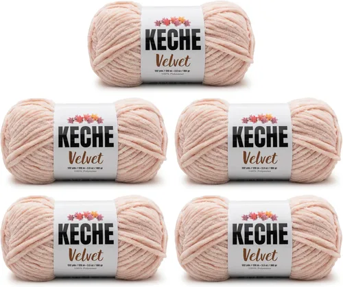 Vista 80 de Hilo de terciopelo Keche para crochet, suave chenilla voluminosa para bebé, manta Amigurumi, 100 gr (121 m) - Turquesa