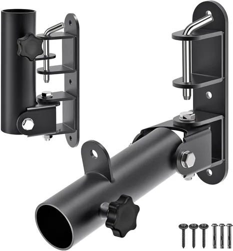 Vista 9 de Kipika Accesorio Landmine de Montaje en Pared para Barra Estándar de 1" y Barras Olímpicas de 2" - Plataforma de Remo con Barra en T de Servicio