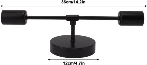 Vista 7 de Juego de 2 apliques de pared dobles para interiores, E27 E26, luces de pared modernas, 85 a 265 V, arriba y abajo, para sala de estar, dormitorio