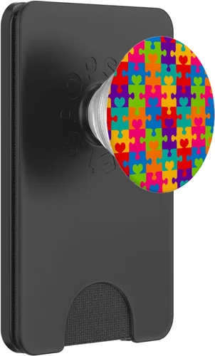 Vista 7 de Perfect Sensory Autistic Mamá Autismo Awareness Love PopSockets Swappable PopGrip