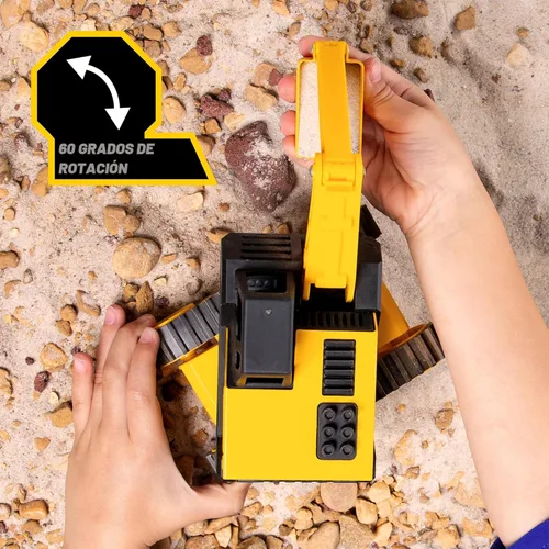 Vista 4 de Tonka - Steel Classics Serie Giga - Camión volquete y excavadora, paquete de 2