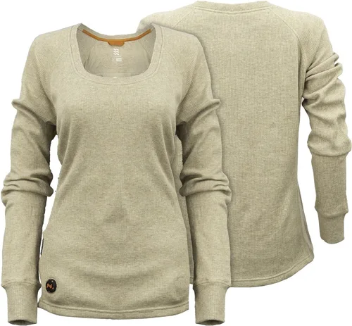 Vista 3 de Fieldsheer Thermick - Camisa térmica para mujer con batería, capa base térmica