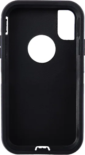 Vista 2 de Funda exterior de goma TPE de repuesto compatible con Otterbox Defender Series para iPhone Xs Max, color negro