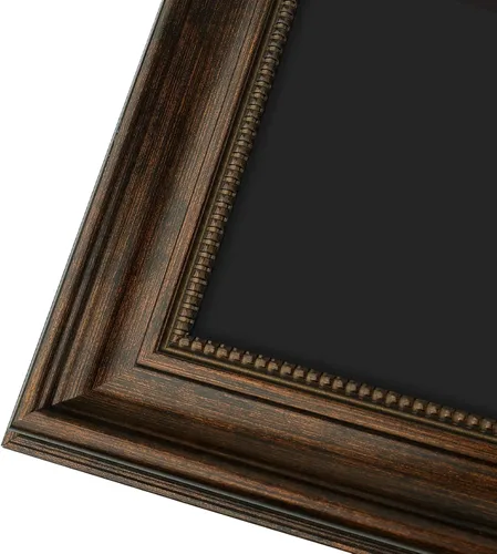 Vista 7 de AUEAR, Marco de certificado triple de 14 x 29 con 3 aberturas para tres diploma de 8.5 x 11 (color marrón)