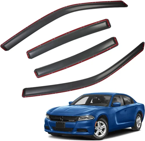 Vista 19 de Protectores de lluvia en canal compatibles con Isuzu D-Max 2004-2010 Double/EXT CAB; 2004-2012 Chevrolet/GMC Colorado/Canyon Crew Cab solamente