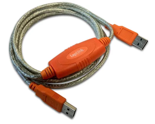Vista 5 de LAPLINK Cable de transferencia fácil para Windows, incluye software PCmover Express y cable USB 2.0 de PC a PC, licencia de un solo uso, transfiere