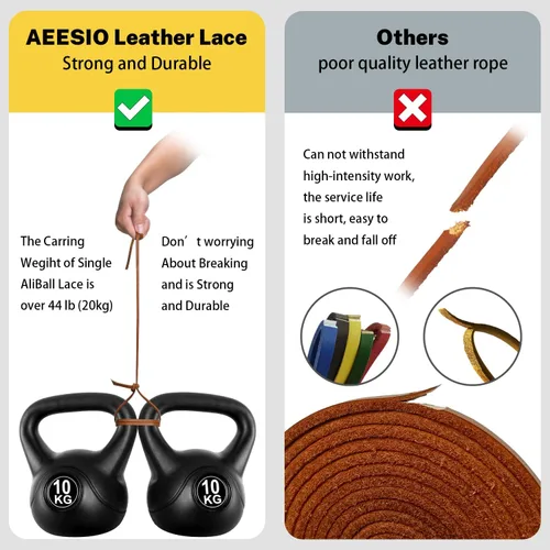 Vista 2 de Softball Baseball Glove Lace, Mitt Lace Repair Kit Includes 2 Leather Laces and Lacing Needle for Catcher's Glove Negro