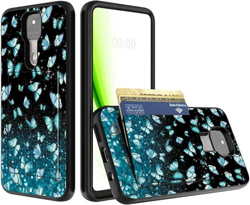 Vista 27 de Funda tipo cartera para Galaxy S20 FE de 6.5 pulgadas con ranura para tarjeta, tarjetas de crédito, tarjetas de crédito, funda para efectivo, doble