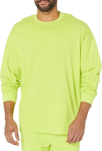 Vista 5 de Tienda Essentials Camiseta de manga larga para hombre de algodón orgánico de gran
