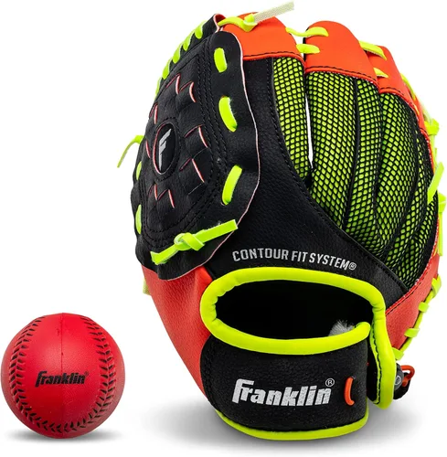 Vista 14 de Guantes Franklin Sports con agarre, para T-ball (9.0 pulgadas)