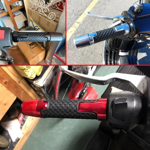 Vista 6 de DOUKI 22MM for Y&AMAHA MT07 MT 07 MT-07 Tracer 2016 2017 2018 2019 2020 Motorcycle Accessories Handlebar Grips Handle Bar Cap End Plugs