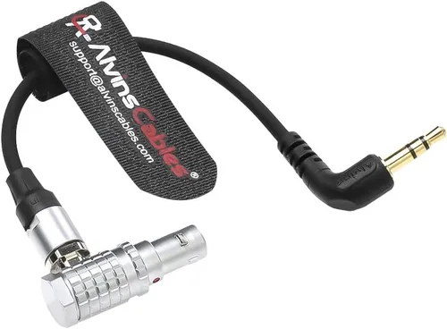 Alvin's Cables Cable de salida de código de tiempo para dispositivos de sonido|Código de tiempo de sincronización de tentáculo desde ángulo recto