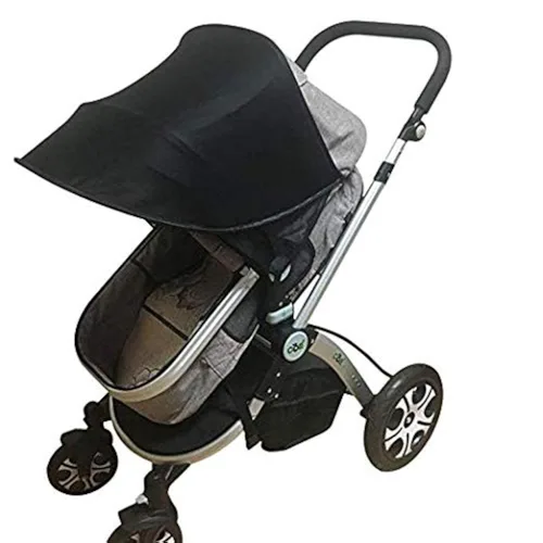 Parasol para cochecito de bebé, cubierta para asiento de automóvil, toldo UPF50+ anti-UV, impermeable, resistente al viento, toldo universal para