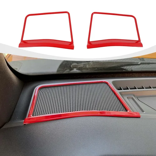 Vista 8 de Funda para altavoz Bronco A-Pilar, cubierta de altavoz de consola central compatible con accesorios interiores Ford Bronco 2021-2023, color azul