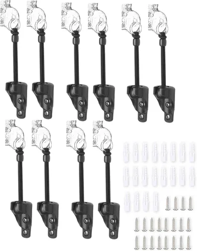 Vista 9 de Piezas de repuesto para sombra, amarres elásticos y tapa de extremo, compatibles con persianas enrollables Coolaroo para exteriores, parasoles