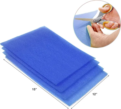 Vista 2 de Dualplex® Revestimiento extensor de vida de frutas y verduras para cajones de refrigerador, 12 x 15 pulgadas (paquete de 4) – Extiende la vida útil