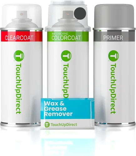 Vista 357 de TouchUpDirect QM1 Cloud White compatible con Pintura de retoque en aerosol Nissan Exact Match - Kit esencial