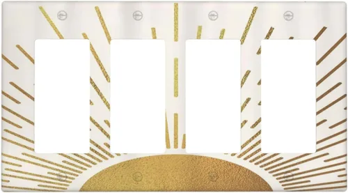 Vista 26 de Ancla Náutica Velero Faro Brújula Cubiertas de Interruptor de Luz de 1 Gang Sin Dispositivo Placa de Pared Decorativa en Blanco Placa Frontal