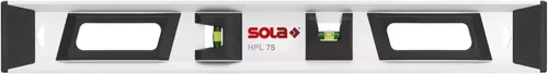 Vista 2 de SOLA 1711001 Nivel de alta precisión con 2 viales ampliados al 60%, 30 pulgadas, gris/negro