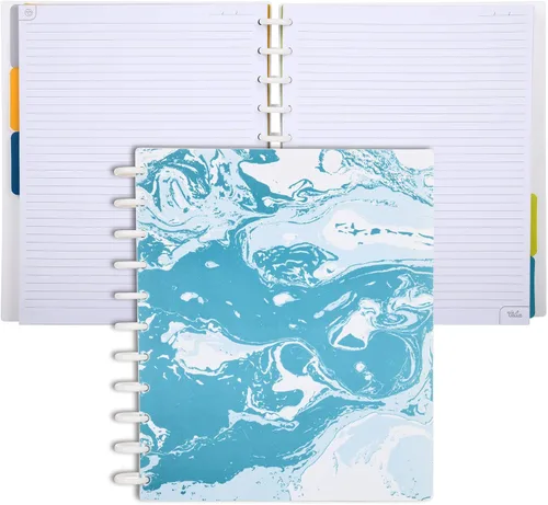 Vista 11 de Talia - Cuadernos de notas con tapas, planificador, personalizables, (Rosa de los 90, Junior (5.5 pulgadas x 8.5 pulgadas))