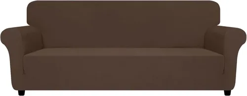 Vista 94 de ZNSAYOTX Funda súper elástica para silla (30"-47"), nuevas fundas de silla a rayas para sala de estar, aptas para perros y mascotas, protector