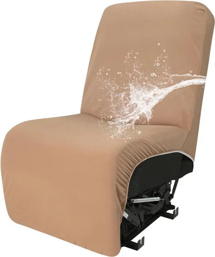 Vista 16 de Easy-Going Funda reclinable 100% impermeable, funda elástica para sofás reclinables, funda de sofá modular extragrande, protector de muebles en Negro