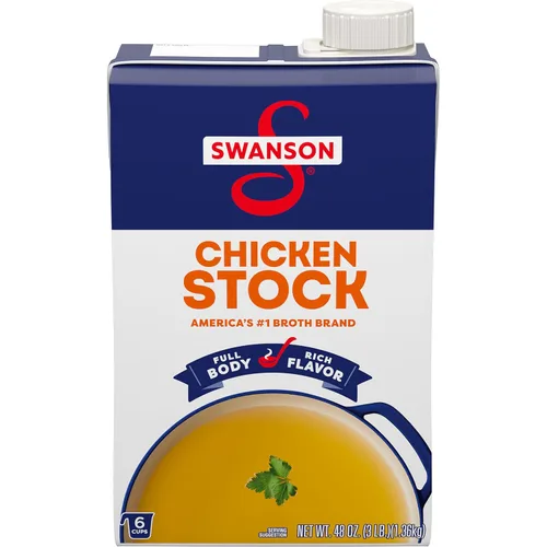 Vista 16 de SWANSON S Caldo de pollo 100% natural, cartón de 48 onzas