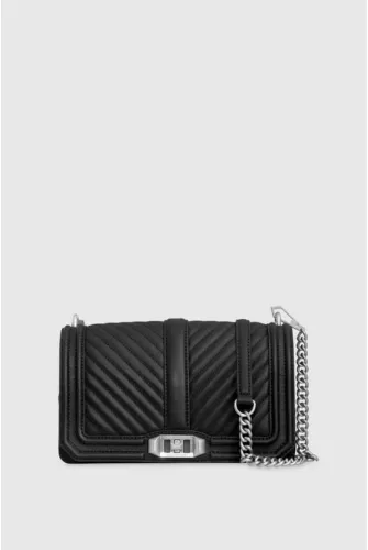 Vista 2 de Rebecca Minkoff Chevron Jumbo Love Cross Body Bag para mujer