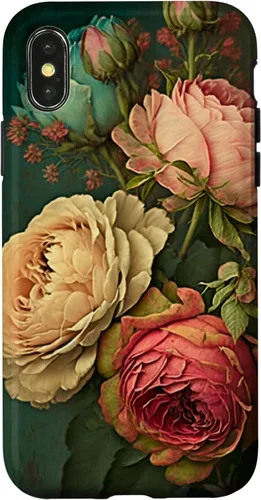 Vista 5 de Boho Shabby Chic Bohemian Roses Vintage Funda con diseño de flores y flores para iPhone 17