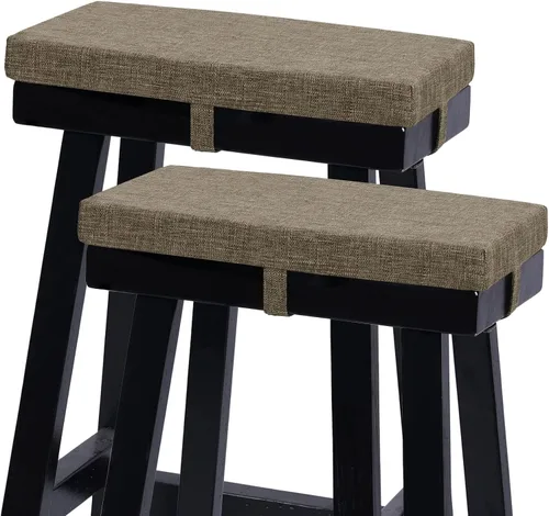 Vista 19 de baibu Cojín rectangular de espuma viscoelástica, diseño de doble capa, antideslizante, con funda lavable a máquina, solo 1 almohadilla